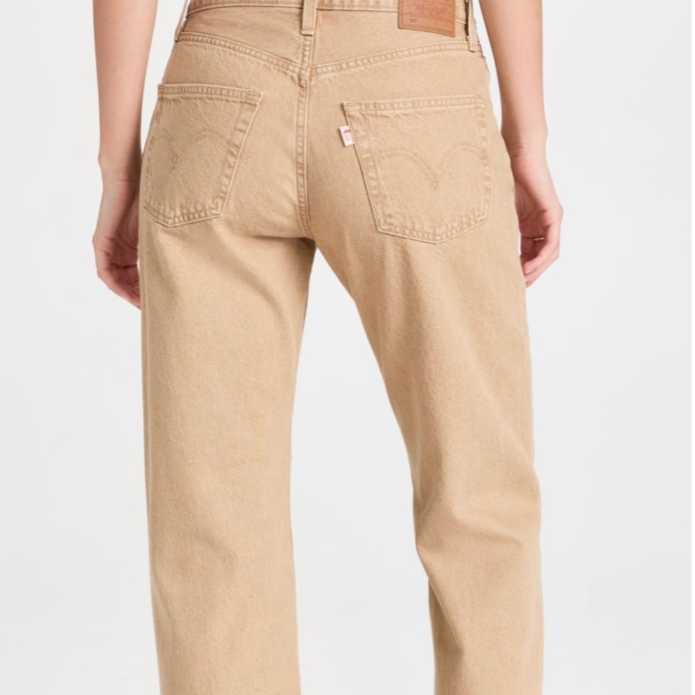 Levi’s 501 90s tan denim jeans